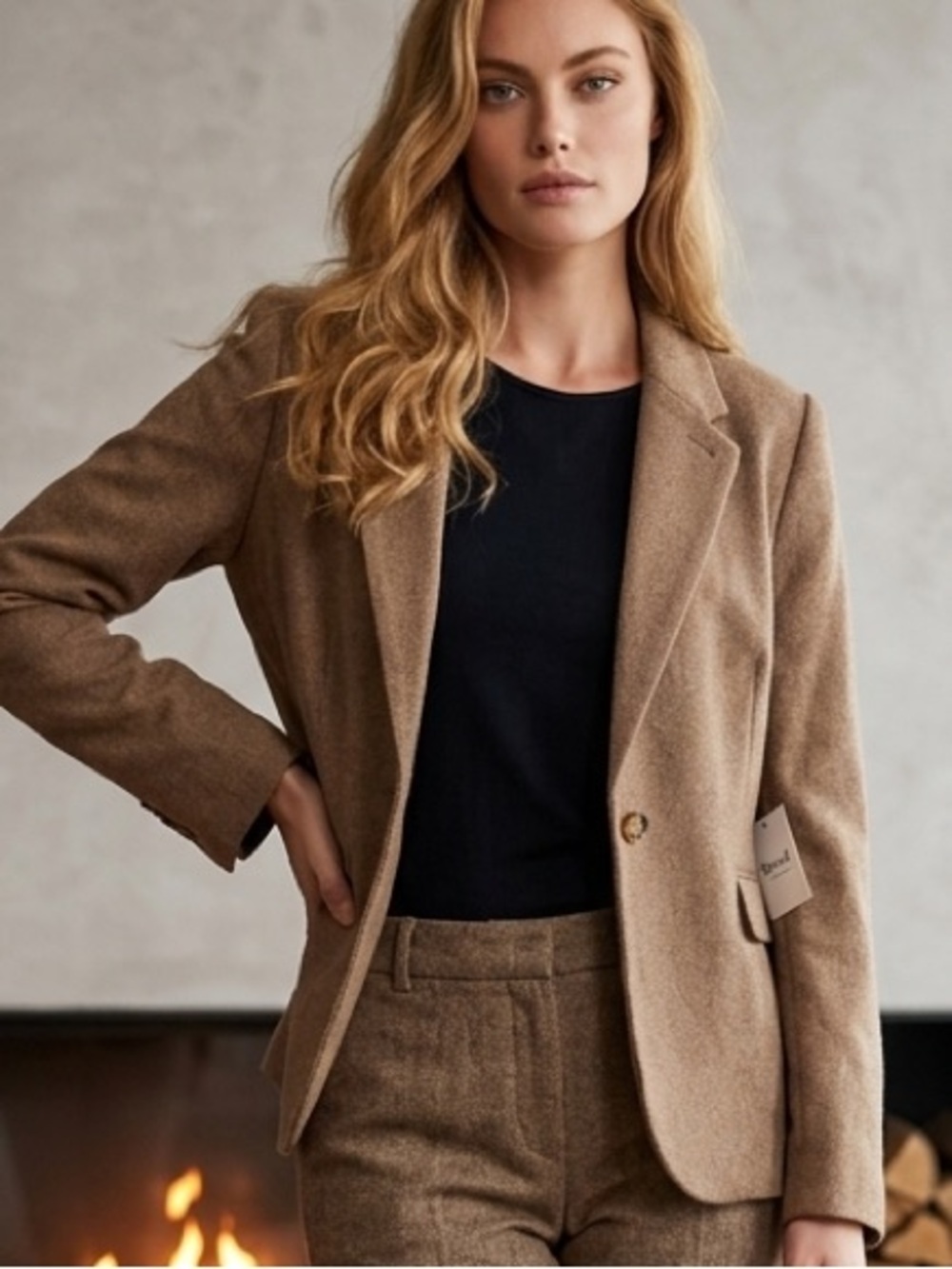 Rafaella weekend Tailored Camel Blazer New XL